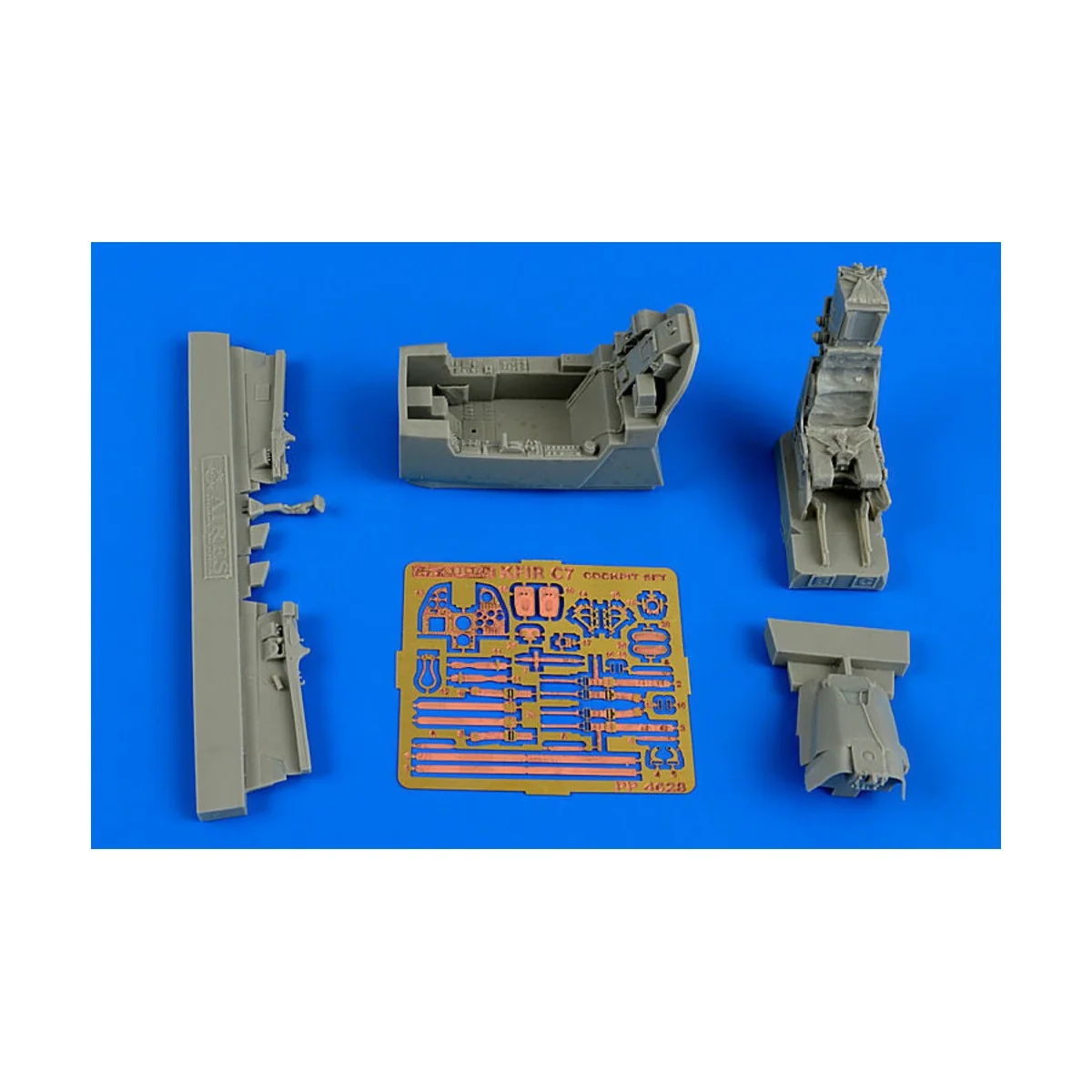 Kfir C2/C7 cockpit set for Kinetic, 1/48 - Aires 4628