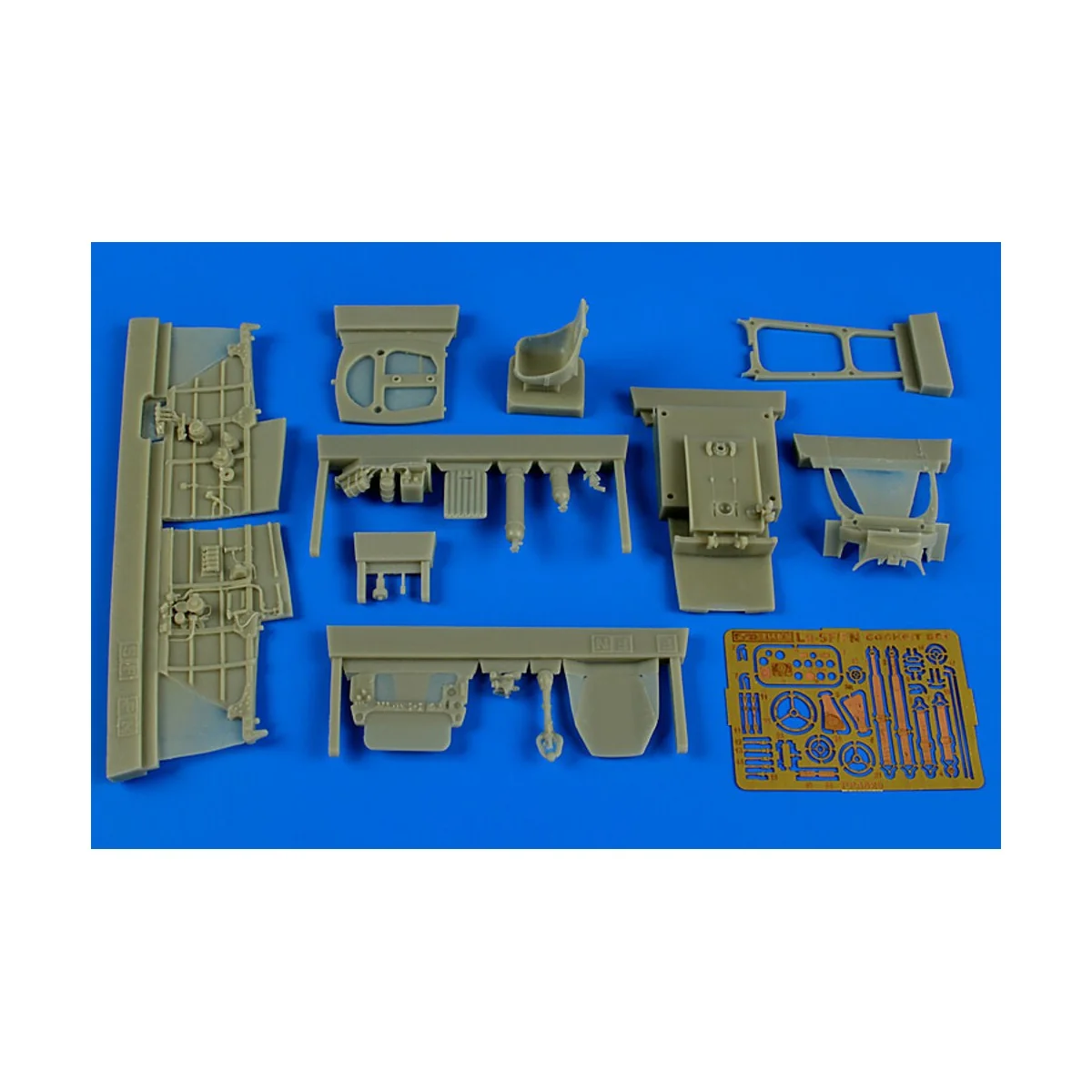 Lavochkin La-5F/FN cockpit set f.Zvezda, 1/48 - Aires 4629