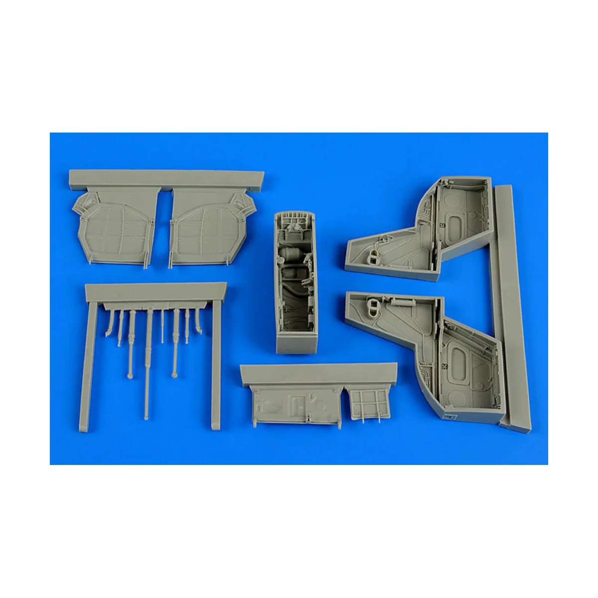 Kfir C2/C7 wheel bay for Kinetic, 1/48 - Aires 4632 Kfir C2/C7 wheel bay for Kinetic, 1/48 - Aires 4632