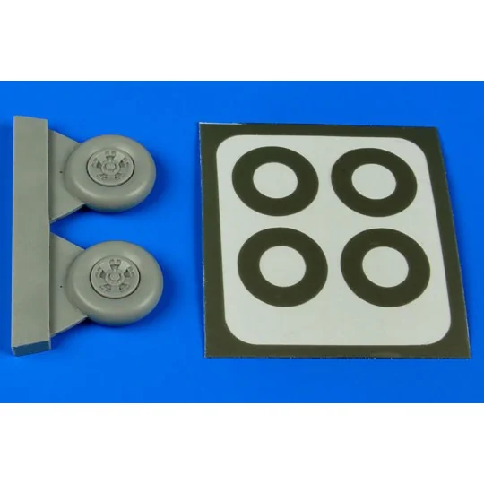 Spitfire Mk.V five spokes wheels&paint m, 1/48 - Aires 4637 Spitfire Mk.V five spokes wheels&paint m, 1/48 - Aires 4637