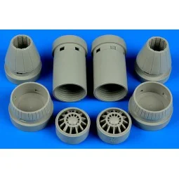 F/A-18E Super Hornet exhaust nozzles-clo, 1/48 - Aires 4641