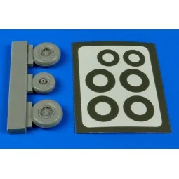 Cessna A-37 wheels & Paint masks f.Trump, 1/48 - Aires 4643