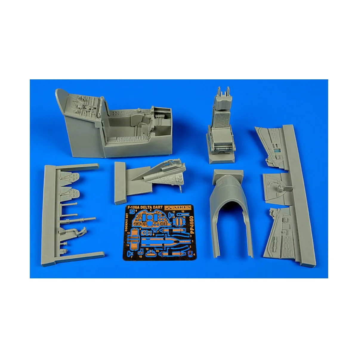 F-106A Delta DArt Cockpit set, 1/48 - Aires 4660