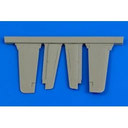 P-51D Mustang control surfaces for Tamiy, 1/48 - Aires 4661