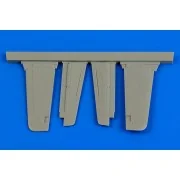 P-51D Mustang control surfaces for Tamiy, 1/48 - Aires 4661
