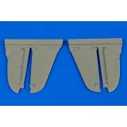 P-40M/N Warhawk control surfaces f.Haseg, 1/48 - Aires 4665