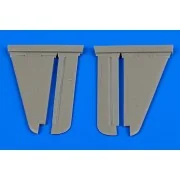 F9F Panther control surfaces for Trumpet, 1/48 - Aires 4674 F9F Panther control surfaces for Trumpet, 1/48 - Aires 4674