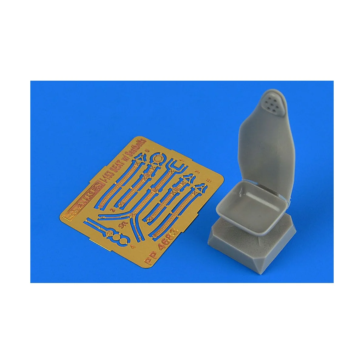I-153 Chaika seat for ICM, 1/48 - Aires 4683 I-153 Chaika seat for ICM, 1/48 - Aires 4683
