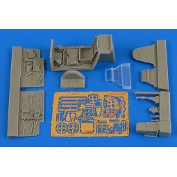 Bf 109G-6(late) cockpit set for Eduard, 1/48 - Aires 4685