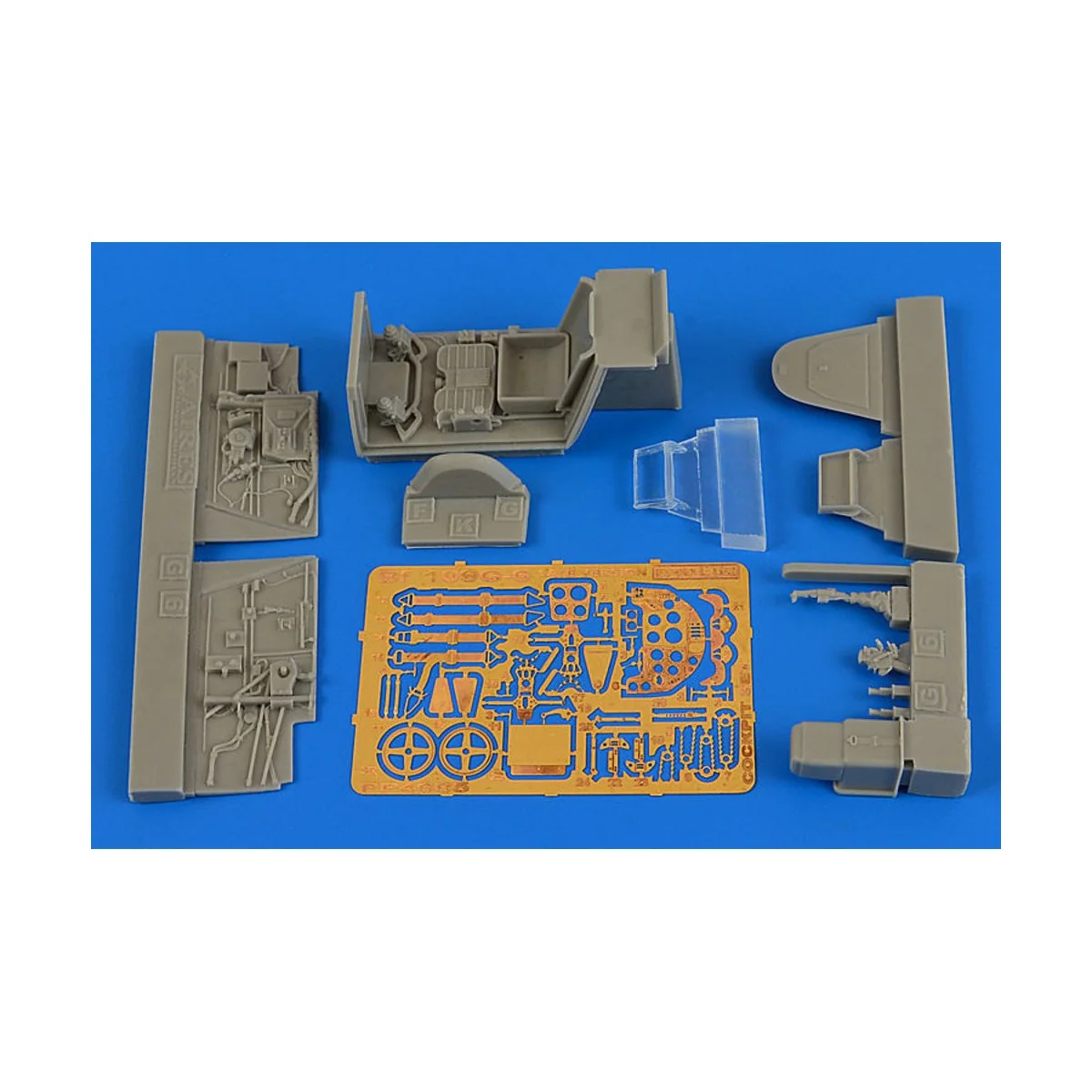 Bf 109G-6(late) cockpit set for Eduard - Aires 4685