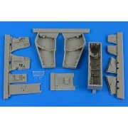 F-4C/D Phantom II wheel bay with covers for Academy, 1/48 - Aires 4688 F-4C/D Phantom II wheel bay with covers for Academy, 1/48 - Aires 4688