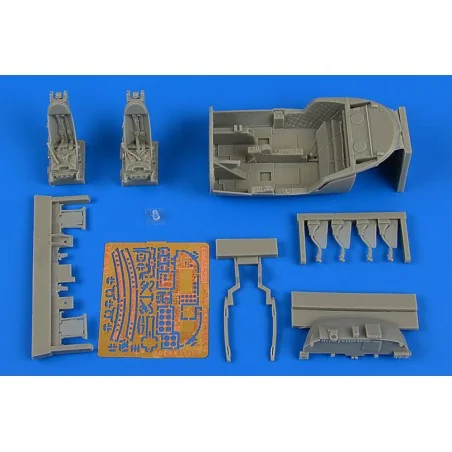 A-37B Dragonfly cockpit set for Trumpete, 1/48 - Aires 4690