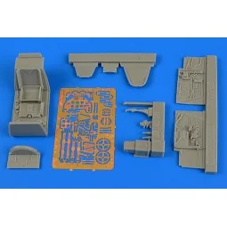 Bf 109F-2/F-4 cockpit set f.Eduard - Aires 4704
