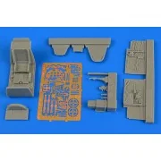 Bf 109F-2/F-4 cockpit set f.Eduard - Aires 4704