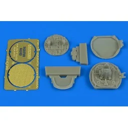 F/A-18 Hornet radar antenna for Kinetic, 1/48 - Aires 4706