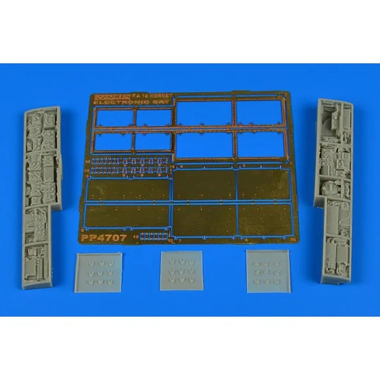 F/A-18 Hornet electronic bay for Kinetic, 1/48 - Aires 4707