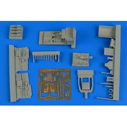Ki-61 Id cockpit set for Tamiya, 1/48 - Aires 4712