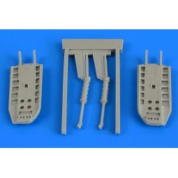 MiG-31 Foxhound speed brakes for AMK, 1/48 - Aires 4722