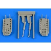 MiG-31 Foxhound speed brakes for AMK, 1/48 - Aires 4722 MiG-31 Foxhound speed brakes for AMK, 1/48 - Aires 4722