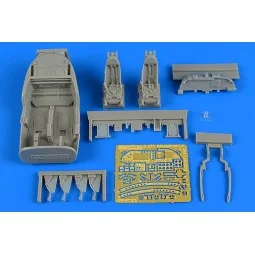 A-37A Dragonfly cockpit set for Monogram, 1/48 - Aires 4723
