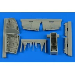 SAAB J-29 Tunnan wheel bay f.pilot repli, 1/48 - Aires 4726