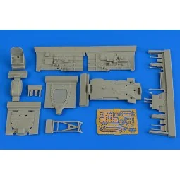 P-40B Warhawk cockpit set for Airfix - Aires 4728