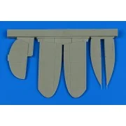 A5M2 Claude control surfaces for WingsyK, 1/48 - Aires 4731