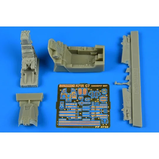 IAI Kfir C7 cockpit set for AMK, 1/48 - Aires 4732