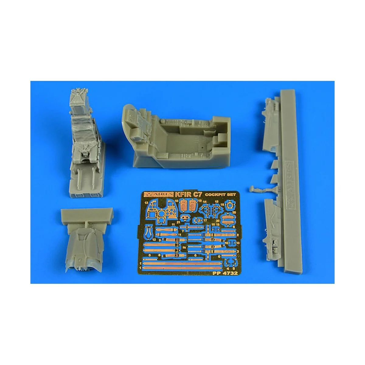 IAI Kfir C7 cockpit set for AMK, 1/48 - Aires 4732