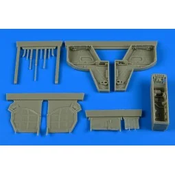 IAI Kfir C2/C7 wheel bay for AMK, 1/48 - Aires 4733