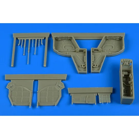 IAI Kfir C2/C7 wheel bay for AMK, 1/48 - Aires 4733 IAI Kfir C2/C7 wheel bay for AMK, 1/48 - Aires 4733