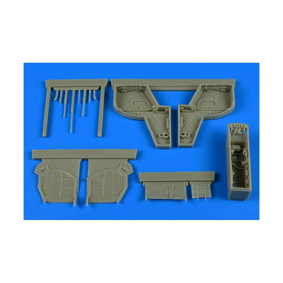 IAI Kfir C2/C7 wheel bay for AMK, 1/48 - Aires 4733 IAI Kfir C2/C7 wheel bay for AMK, 1/48 - Aires 4733