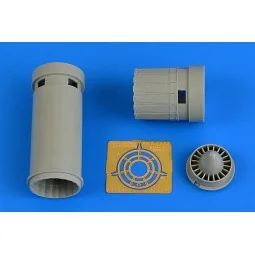 IAI Kfir C2/C7 exhaust nozzzle for AMK, 1/48 - Aires 4734