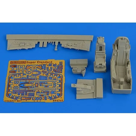 Super Etendart SUE cockpit set f.Kinetic, 1/48 - Aires 4741