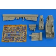 Super Etendart SUE cockpit set f.Kinetic, 1/48 - Aires 4741