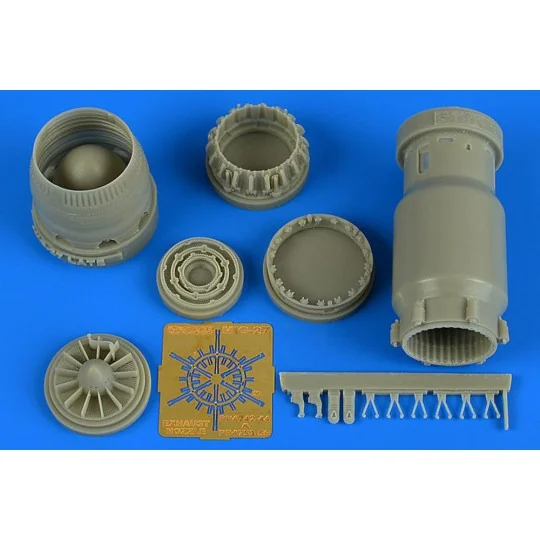 MiG-27 Flogger late exhaust nozzle-opene for Trumpeter, 1/48 - Aire... MiG-27 Flogger late exhaust nozzle-opene for Trumpeter, 1/48 - Aire...