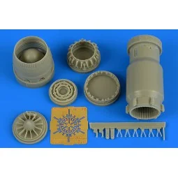 MiG-27 Flogger late exhaust nozzle-close for Trumpeter - Aires 4744