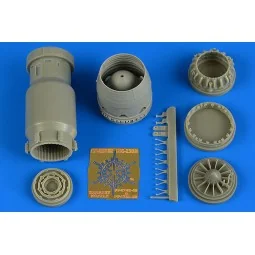 MiG-23BN late exhaust nozzle-closed for Trumpeter, 1/48 - Aires 4749