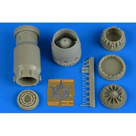 MiG-23BN late exhaust nozzle-closed for Trumpeter, 1/48 - Aires 4749