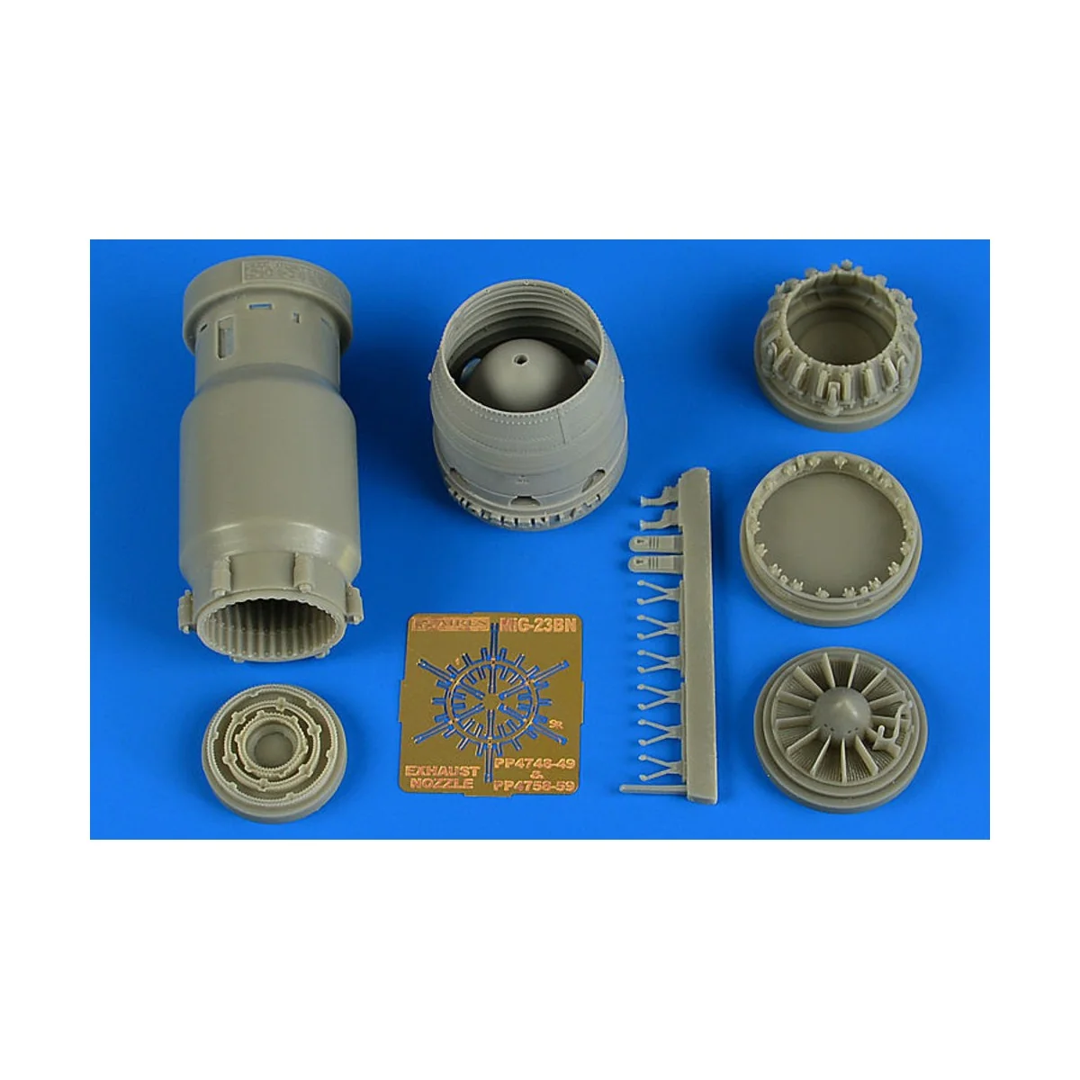 MiG-23BN late exhaust nozzle-closed for Trumpeter, 1/48 - Aires 4749
