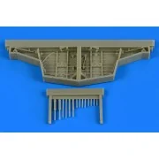 Hawker Sea Fury wheel bay for Airfix, 1/48 - Aires 4750 Hawker Sea Fury wheel bay for Airfix, 1/48 - Aires 4750