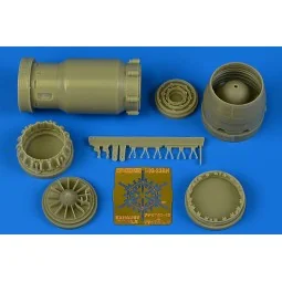 MiG-23BN early exhaust nozzle-opened for Trumpeter - Aires 4758