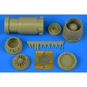 MiG-23BN late exhaust nozzle - opened for Trumpeter, 1/48 - Aires 4759