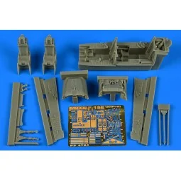 F-15E Strike Eagle cockpit set for GWH, 1/48 - Aires 4761