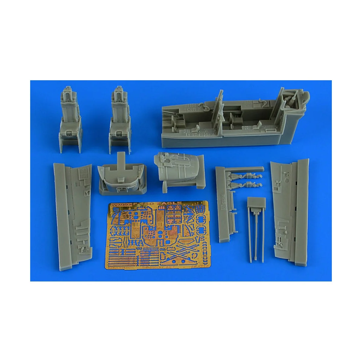 F-15D Eagle cockpit set (early v.) for GWH, 1/48 - Aires 4775 F-15D Eagle cockpit set (early v.) for GWH, 1/48 - Aires 4775
