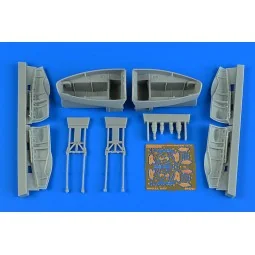 Beaufighter TF.X wheel bay set for Revell, 1/48 - Aires 4786