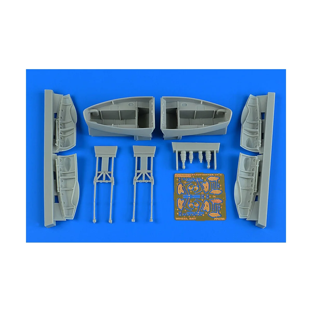 Beaufighter TF.X wheel bay set for Revell, 1/48 - Aires 4786 Beaufighter TF.X wheel bay set for Revell, 1/48 - Aires 4786