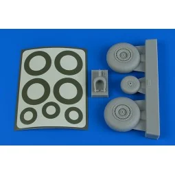 Do 217 Wheels & paint masks for ICM - Aires 4789