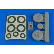 Do 217 Wheels & paint masks for ICM - Aires 4789