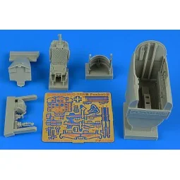 MiG-25RB Foxbat-B cockpit set for ICM, 1/48 - Aires 4790